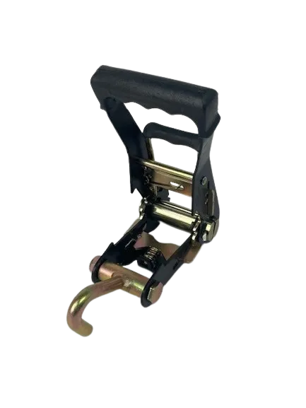 2" Black, Heavy Duty Ratchet w/ Finger Hook