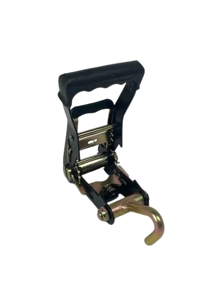 2" Black, Heavy Duty Ratchet w/ Finger Hook