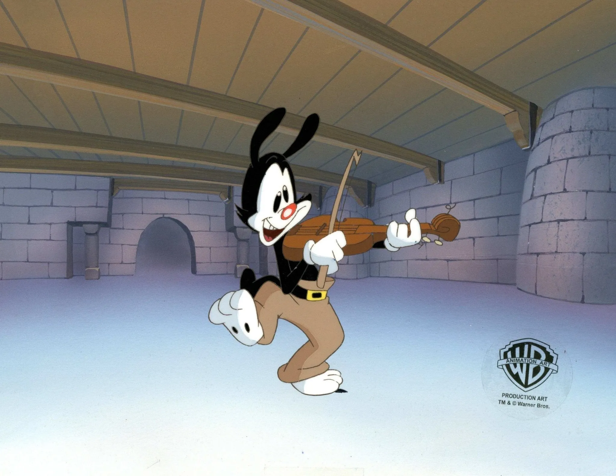 Animaniacs Original Production Cel on Original Background: Yakko