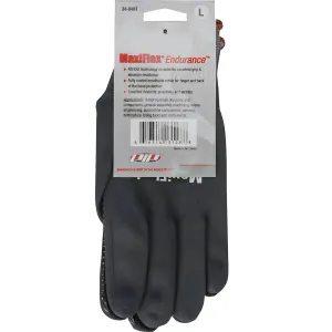 ATG 34-846T/M Seamless Knit Nylon Glove with Nitrile Coated MicroFoam Grip on Full Hand - Micro Dot Palm - Touchscreen Compatible