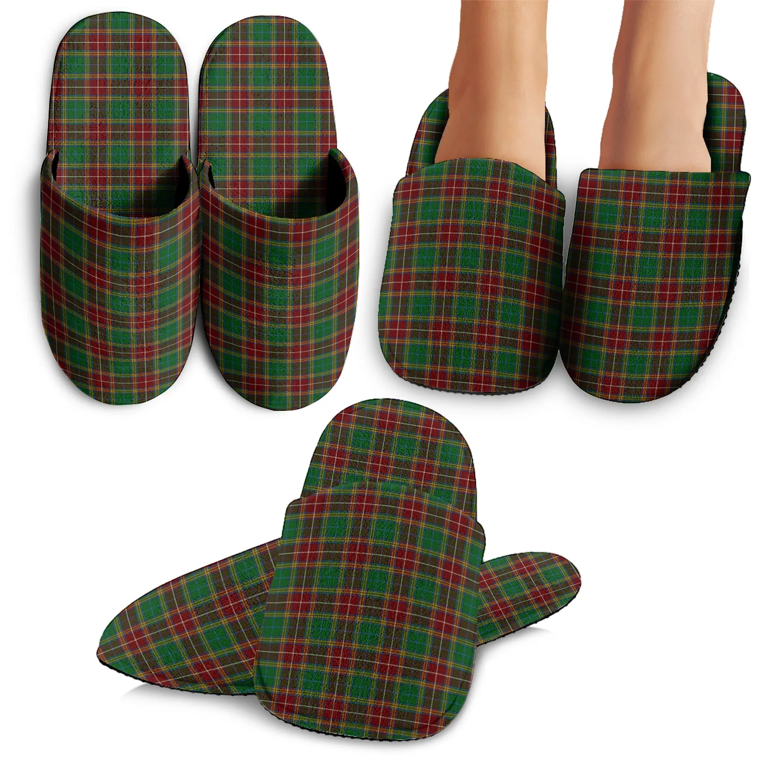 Baxter Tartan Home Slippers