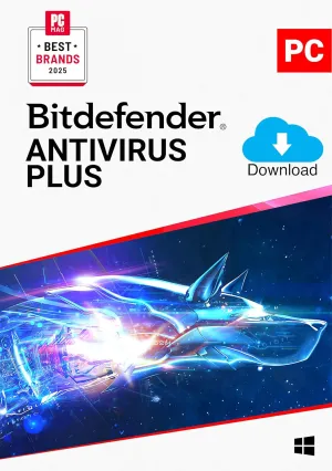 Bitdefender Antivirus Plus - 1 Device | 1 year Subscription | PC Activation Code by email