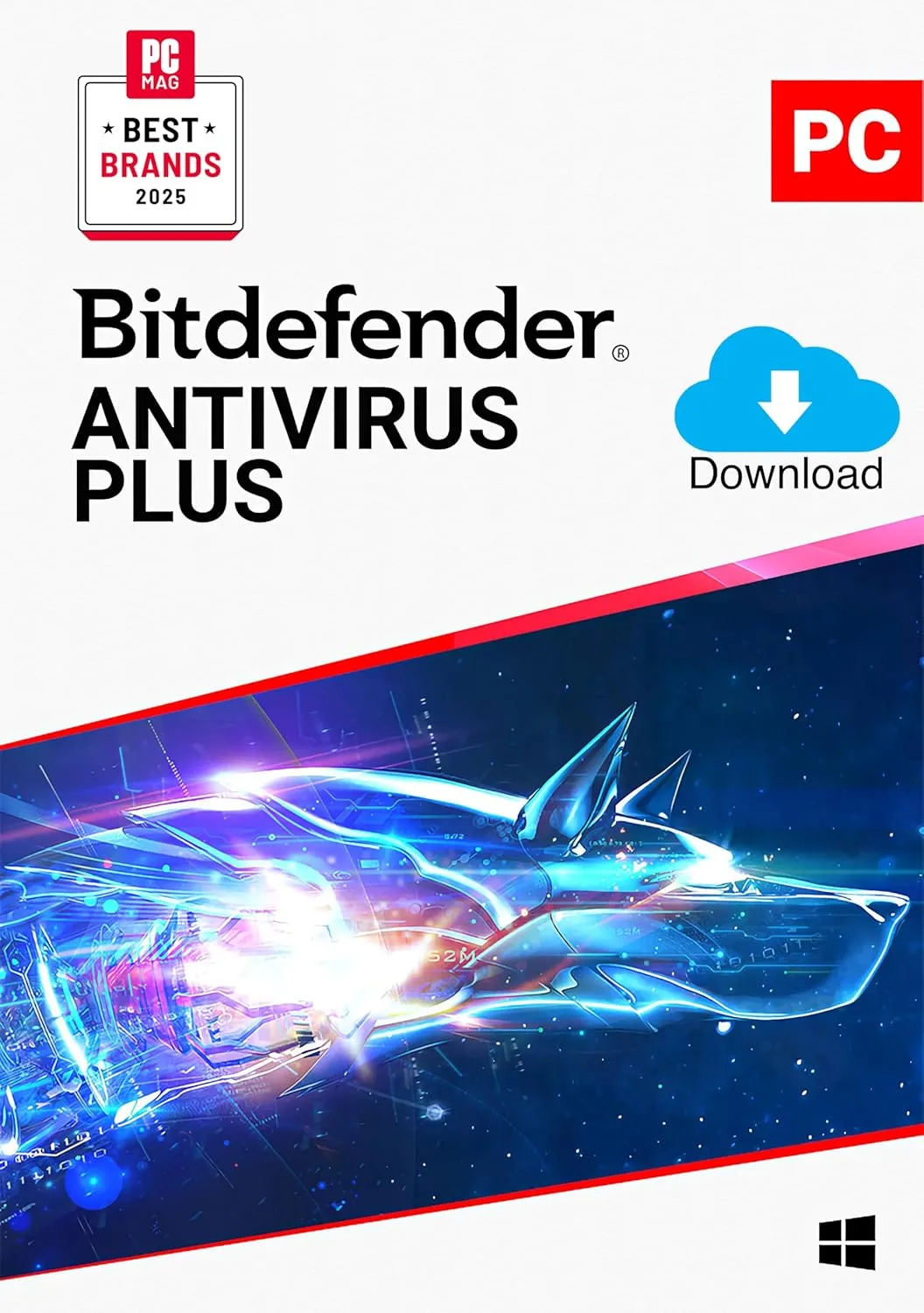 Bitdefender Antivirus Plus - 1 Device | 1 year Subscription | PC Activation Code by email