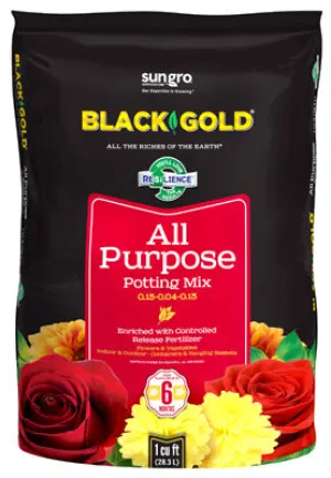 black gold all purpose potting mix 2cf