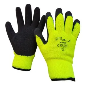 Black Latex Coated Heavy Thermal Gloves