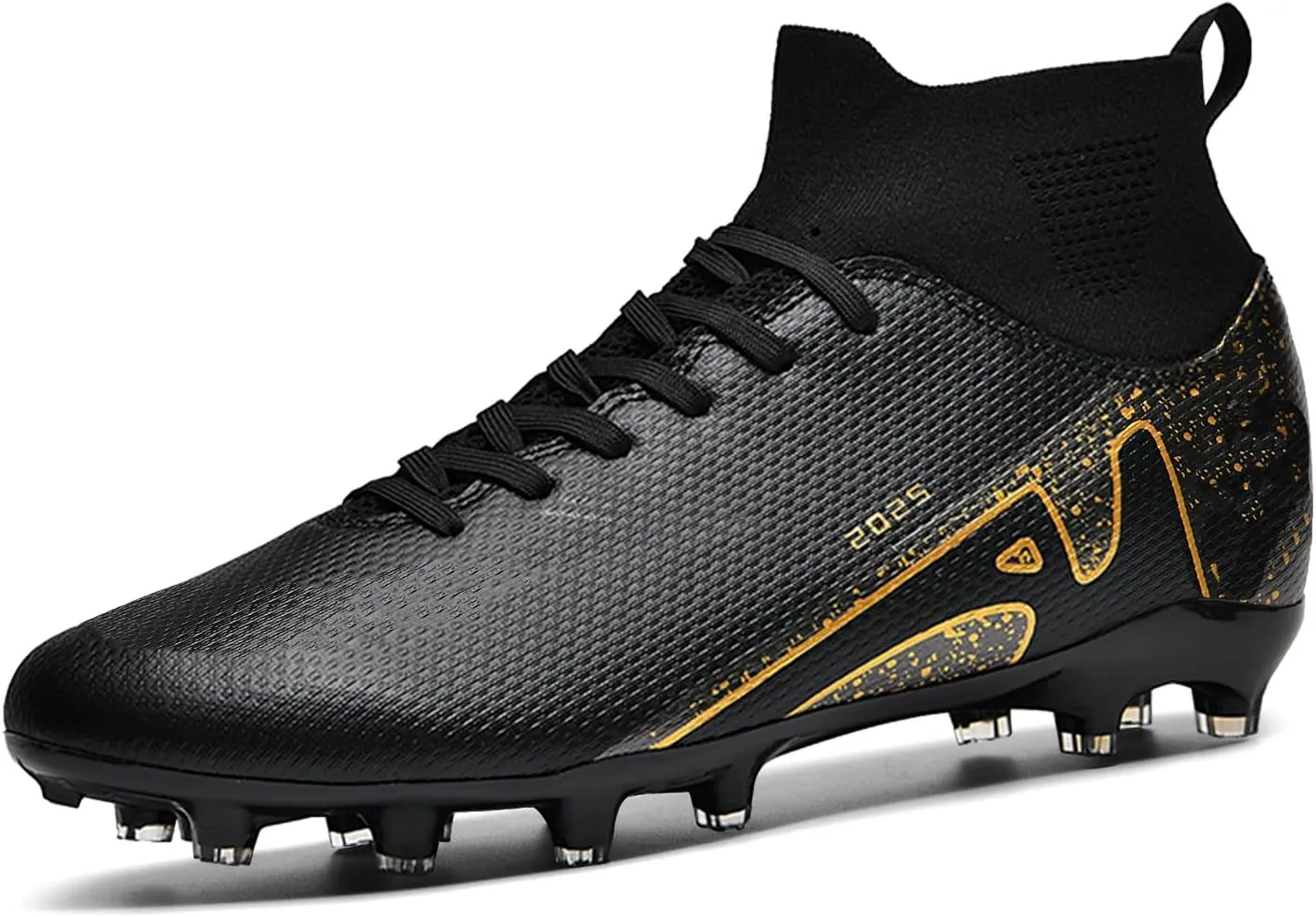 Boys' and Girls' Soccer Shoes TF Training Shoe Breathable, Anti Slip, Lightweight Sports Cleats for Boys and Girls' Football Suitable for Artificial Grass