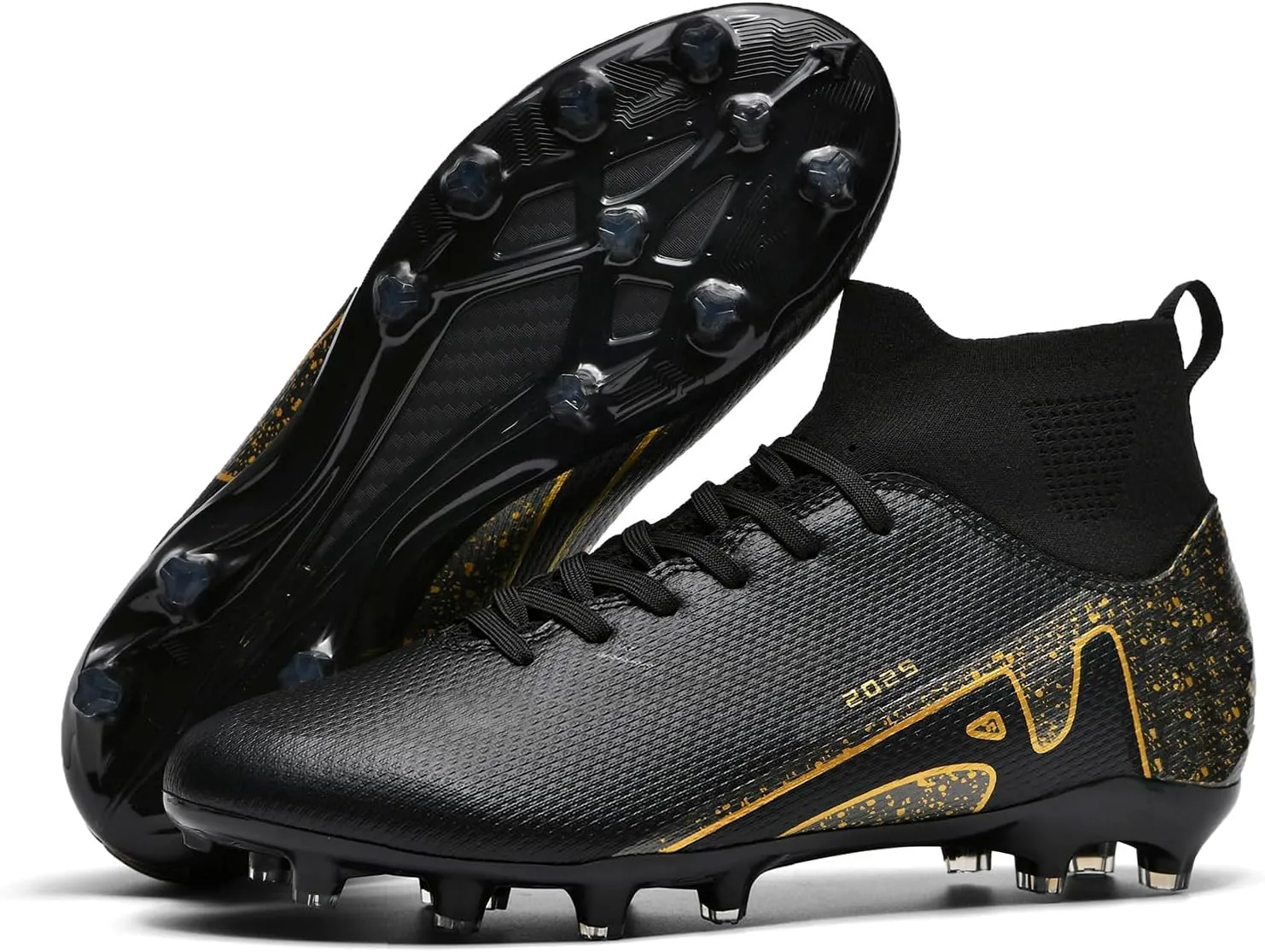 Boys' and Girls' Soccer Shoes TF Training Shoe Breathable, Anti Slip, Lightweight Sports Cleats for Boys and Girls' Football Suitable for Artificial Grass