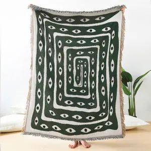 Casual Woven Throw Blanket Snake Decorative Wall Tapestry