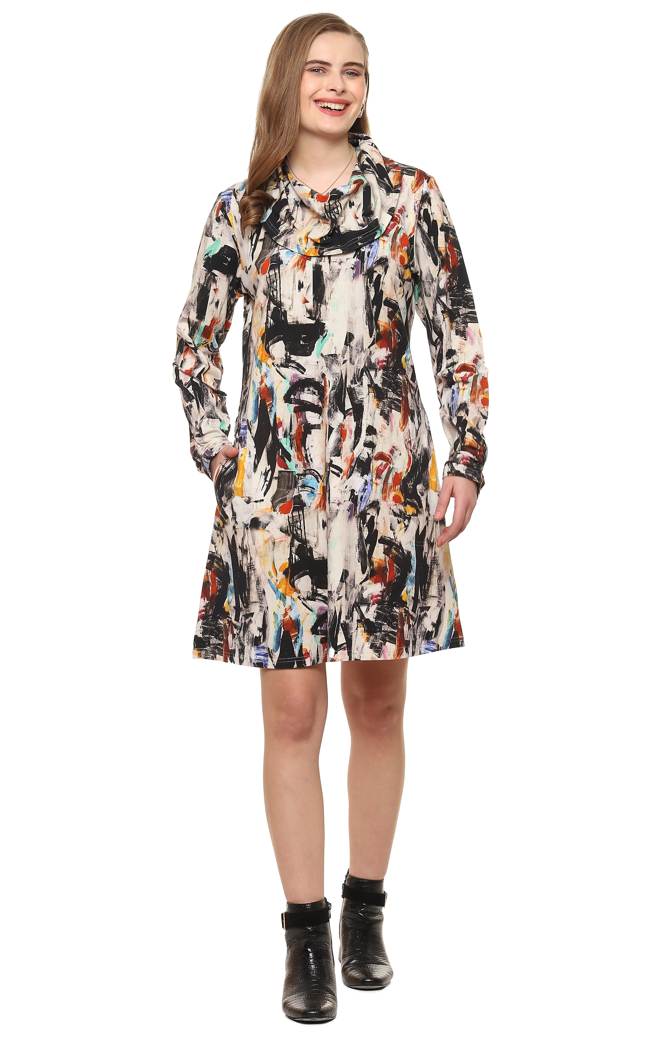 Delta Cowl Dress