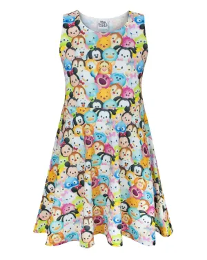 Disney Tsum Tsum Girl's Skater Dress
