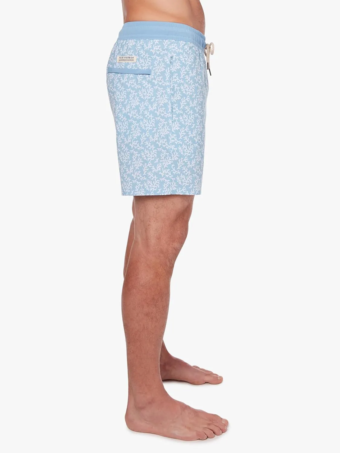 Fair Harbor The Bayberry Trunk ?C?C Men's Swim Suits with Liner, 7-inch Inseam ?C?C Anti-Chafe Classic fit Swim Trunks