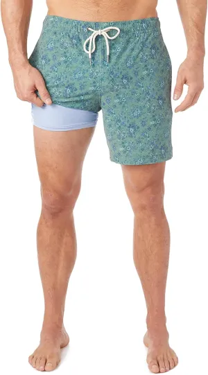 Fair Harbor The Bayberry Trunk ?C?C Men's Swim Suits with Liner, 7-inch Inseam ?C?C Anti-Chafe Classic fit Swim Trunks