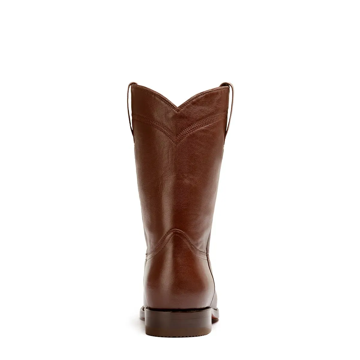 Brown Gavel Mens Allen Goat Leather Roper Boots