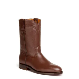 Brown Gavel Mens Allen Goat Leather Roper Boots