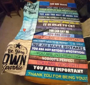 Inspirational Throw Blanket