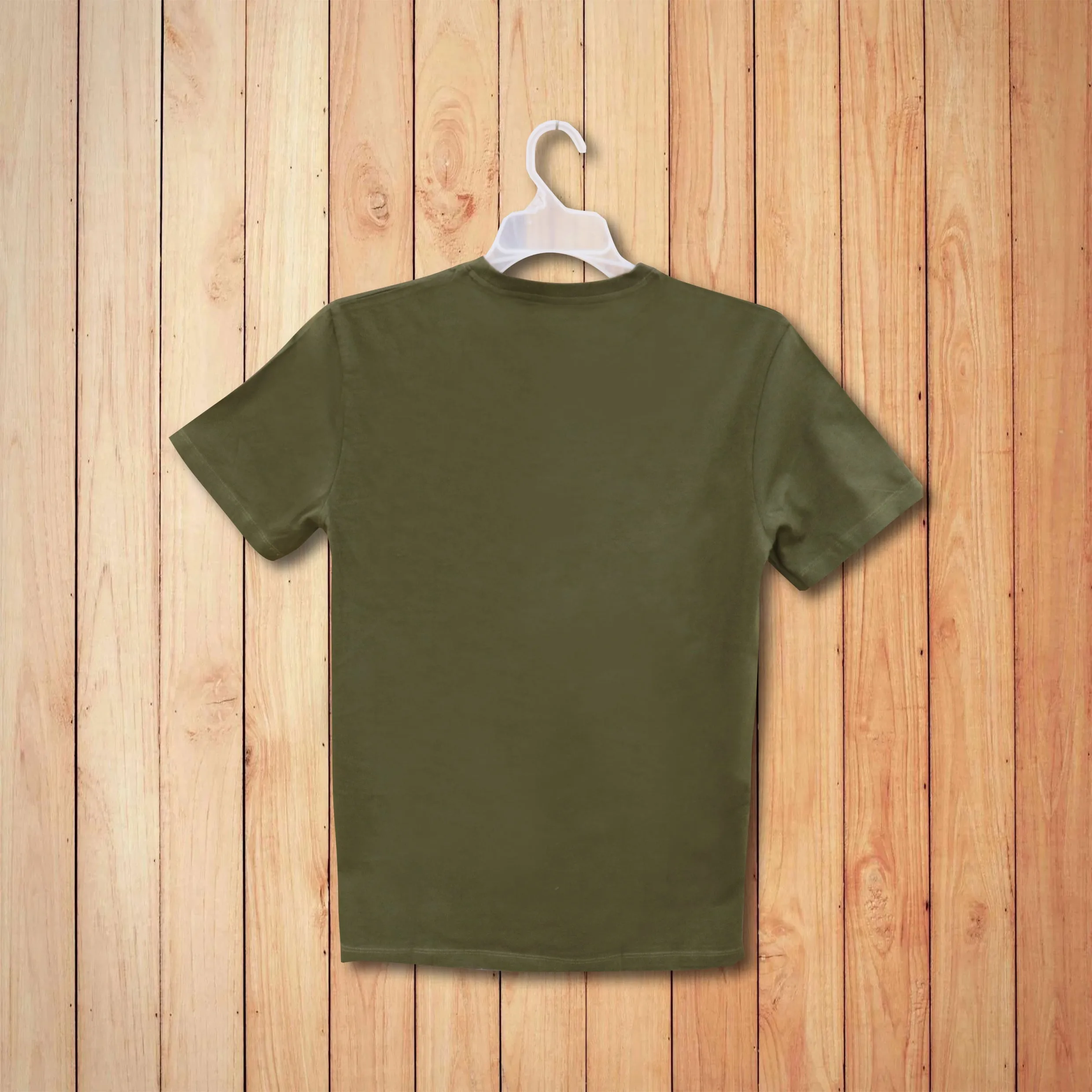 Men Printed, Broad Stripes & Color Blocked Round Neck Regular Fit Casual Tshirt Combo Pack of 3 (Olive, Red, Red)