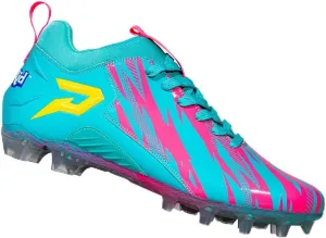Phenom Elite Kool-Aid Sharkleberry Fin Football Cleats ?C Quantum Speed Lightweight, Traction, and Style for Football, Lacrosse, and Rugby