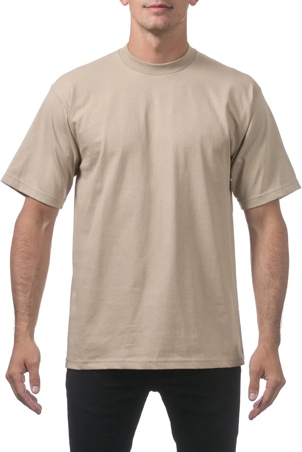 Pro Club Men's 3-Pack Heavyweight Cotton Short Sleeve Crew Neck T-Shirt