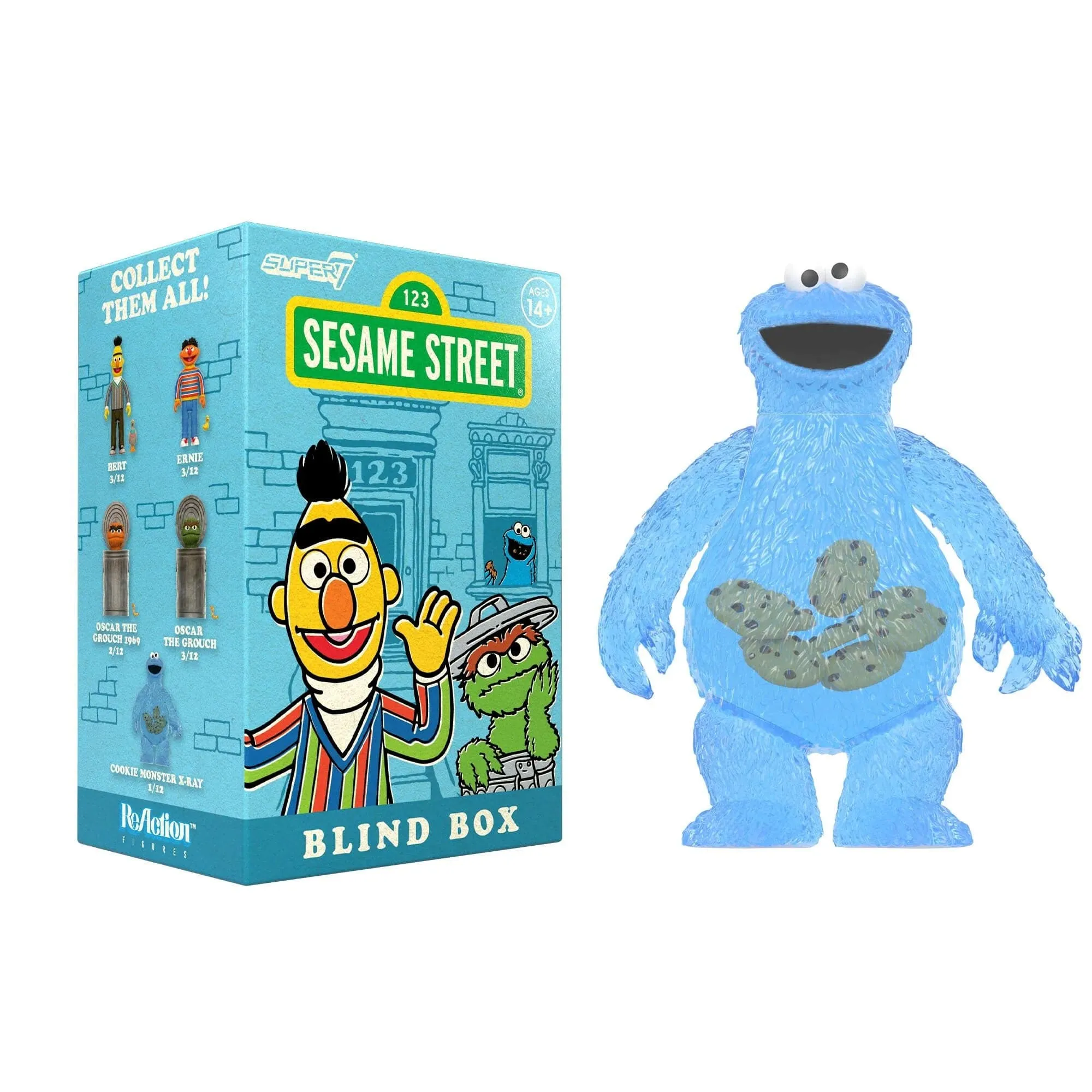 Sesame Street Sealed Case Wave 01 Blind Box Series by Super7