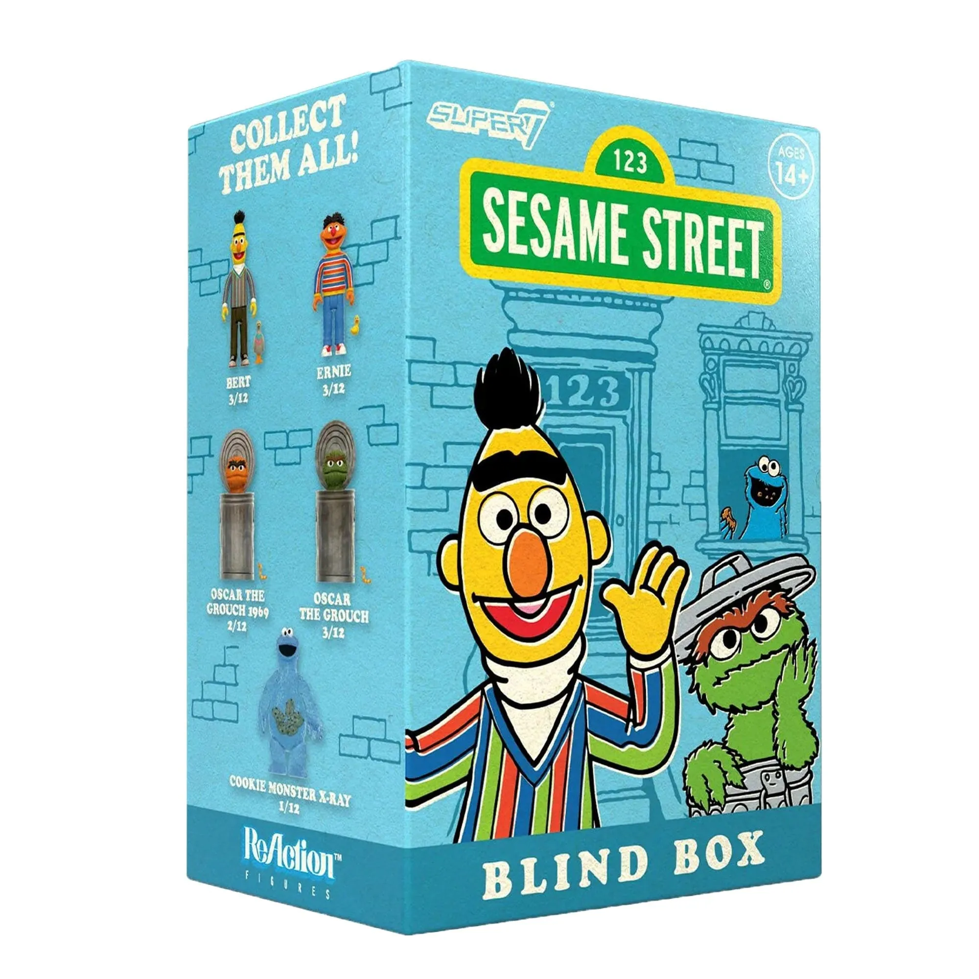 Sesame Street Sealed Case Wave 01 Blind Box Series by Super7