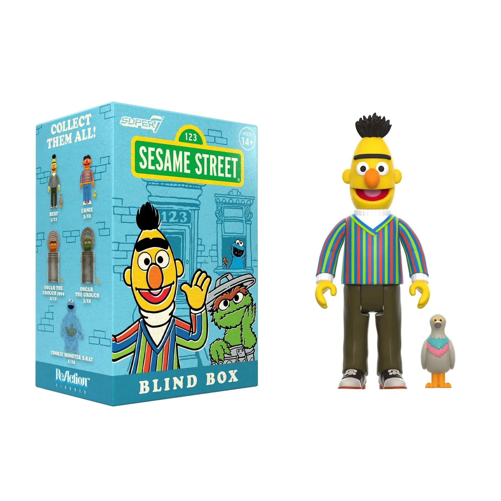 Sesame Street Sealed Case Wave 01 Blind Box Series by Super7