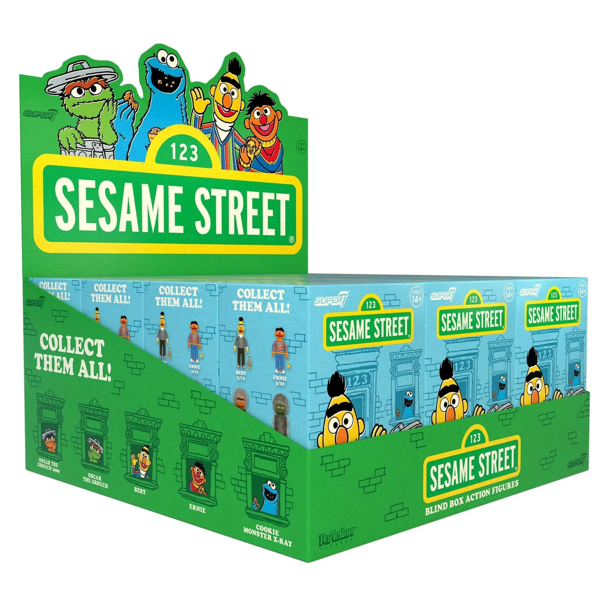 Sesame Street Sealed Case Wave 01 Blind Box Series by Super7