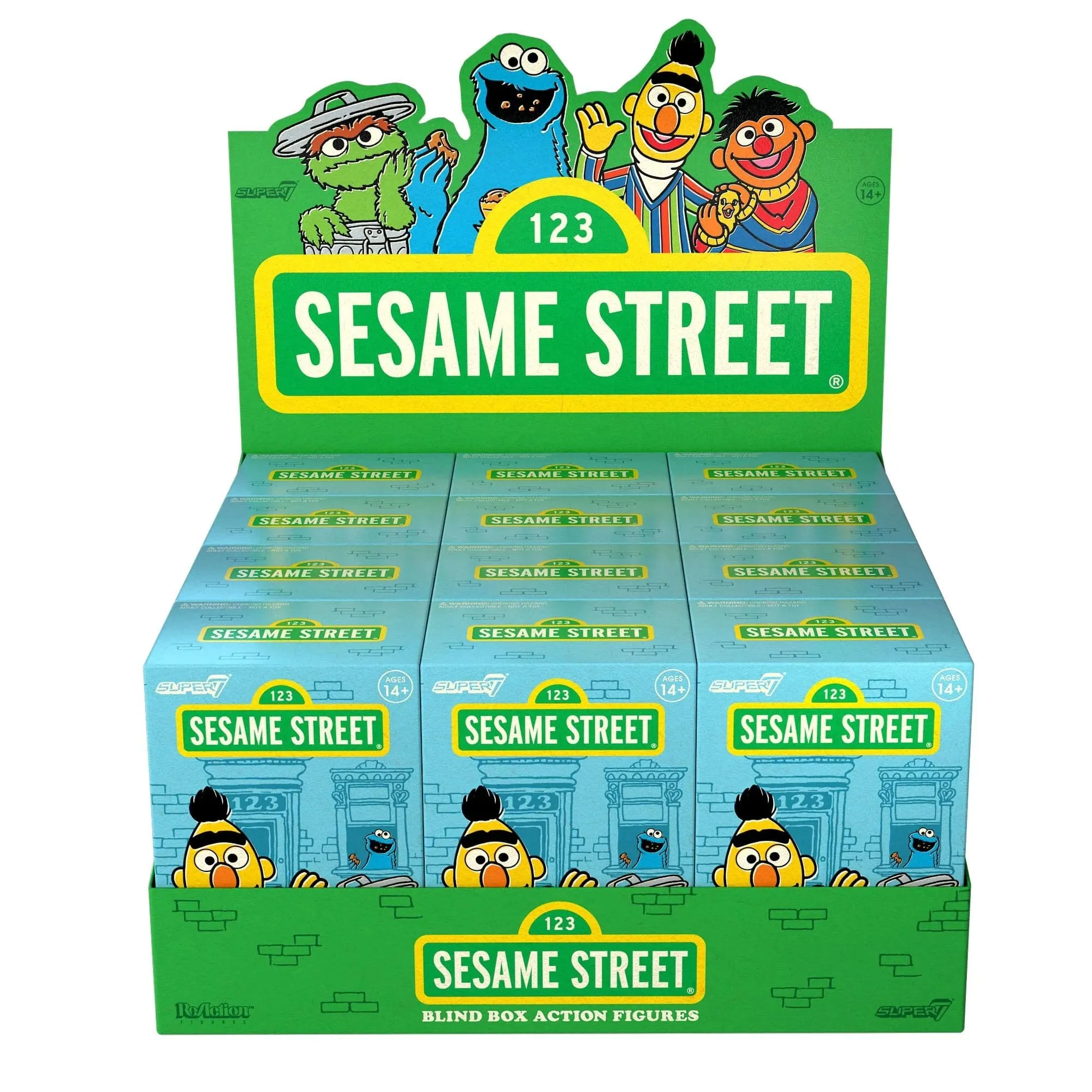 Sesame Street Sealed Case Wave 01 Blind Box Series by Super7