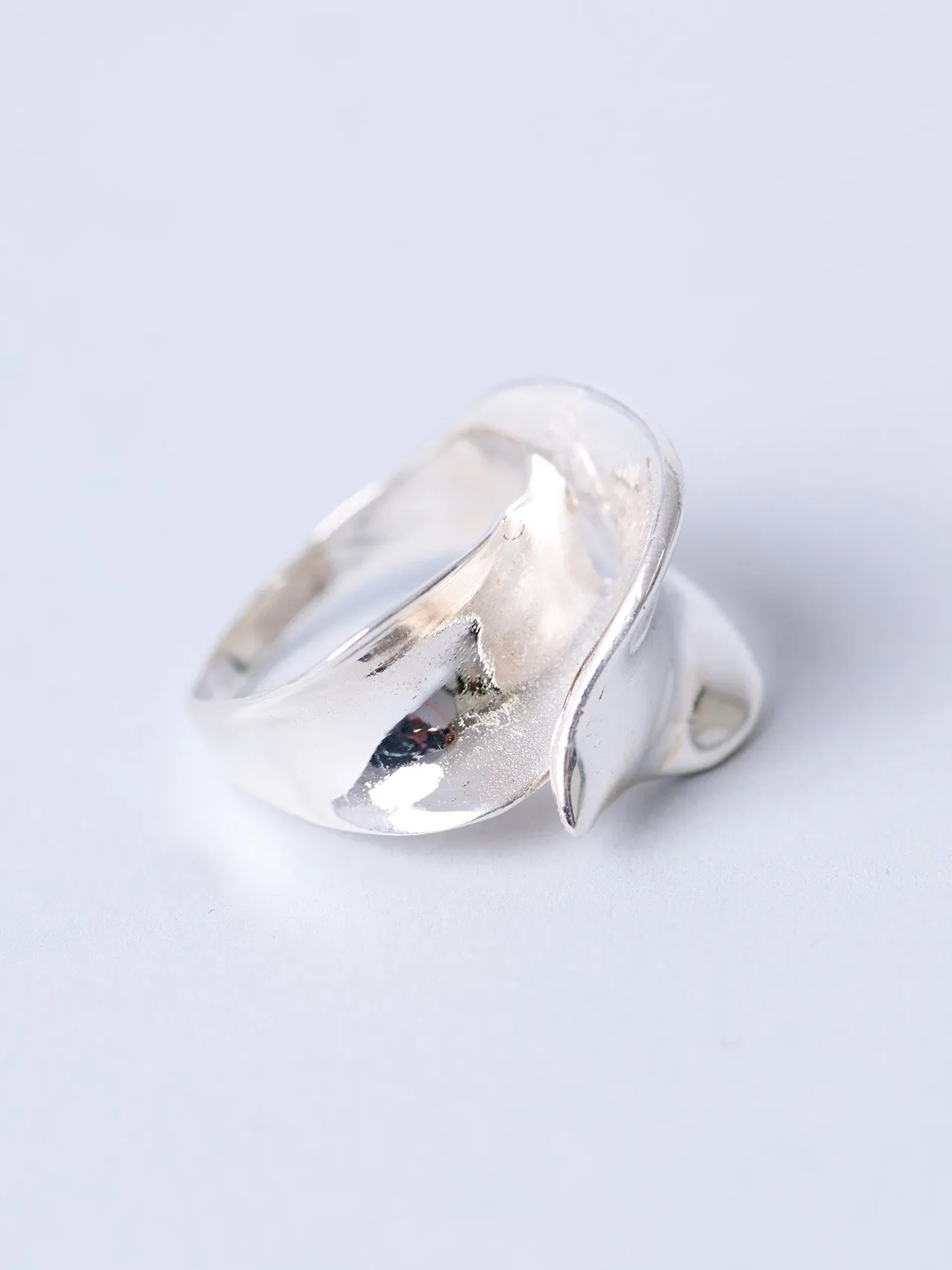Sterling Silver Statement Petal Ring