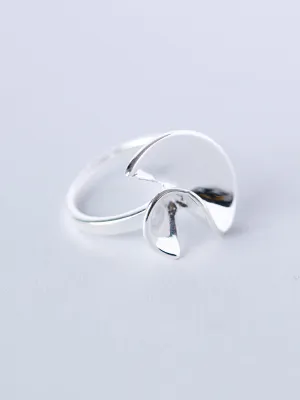 Sterling Silver Statement Swirl Ring
