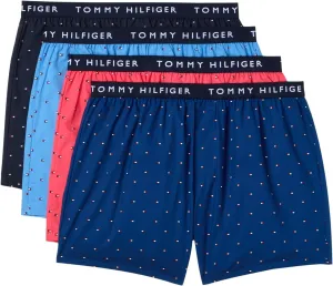 Tommy Hilfiger Men's Cotton Classic 4-Pack Woven Boxer