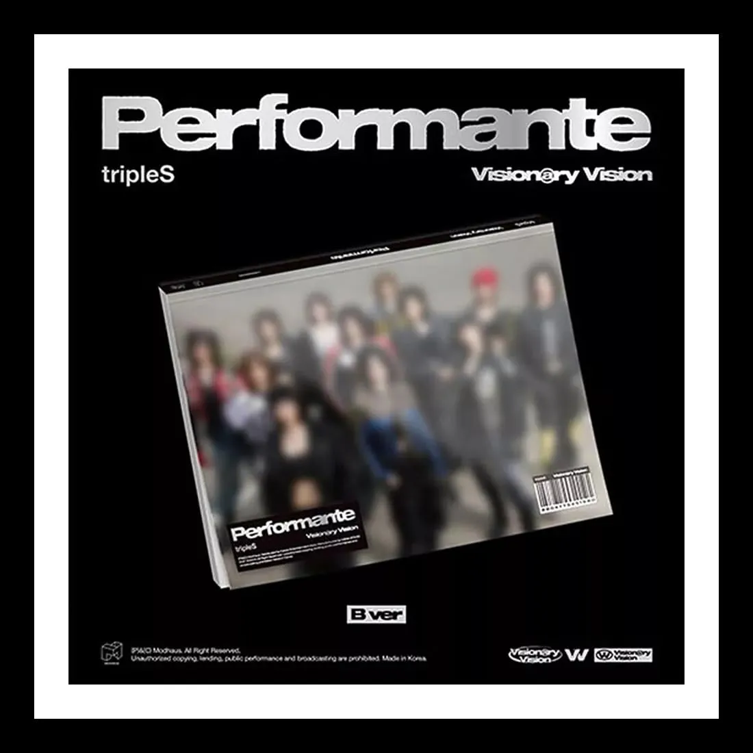 TRIPLES VISIONARY VISION PERFORMANTE Full Album B Ver. K-POP SEALED